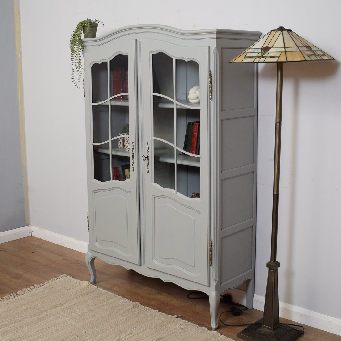 French Painted Vitrine