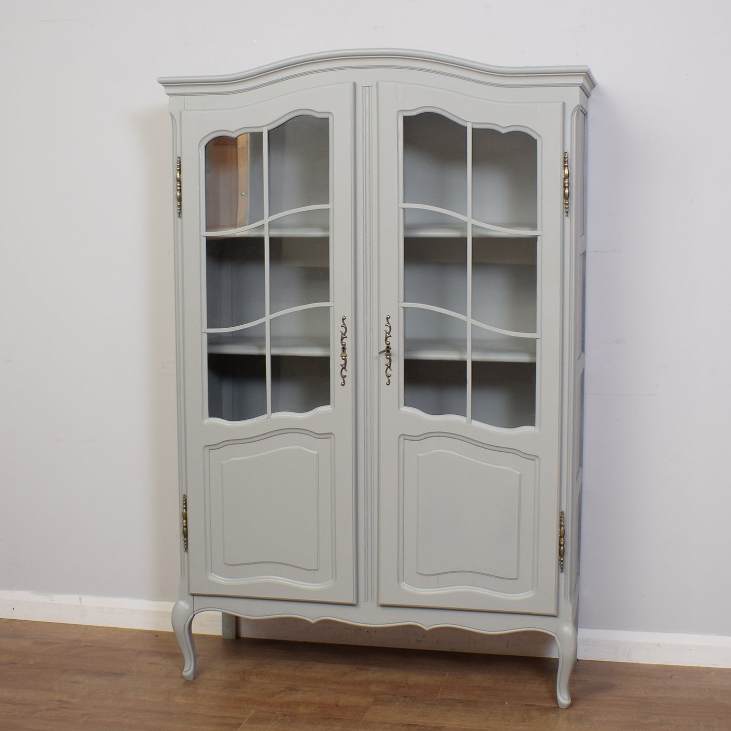 French Painted Vitrine