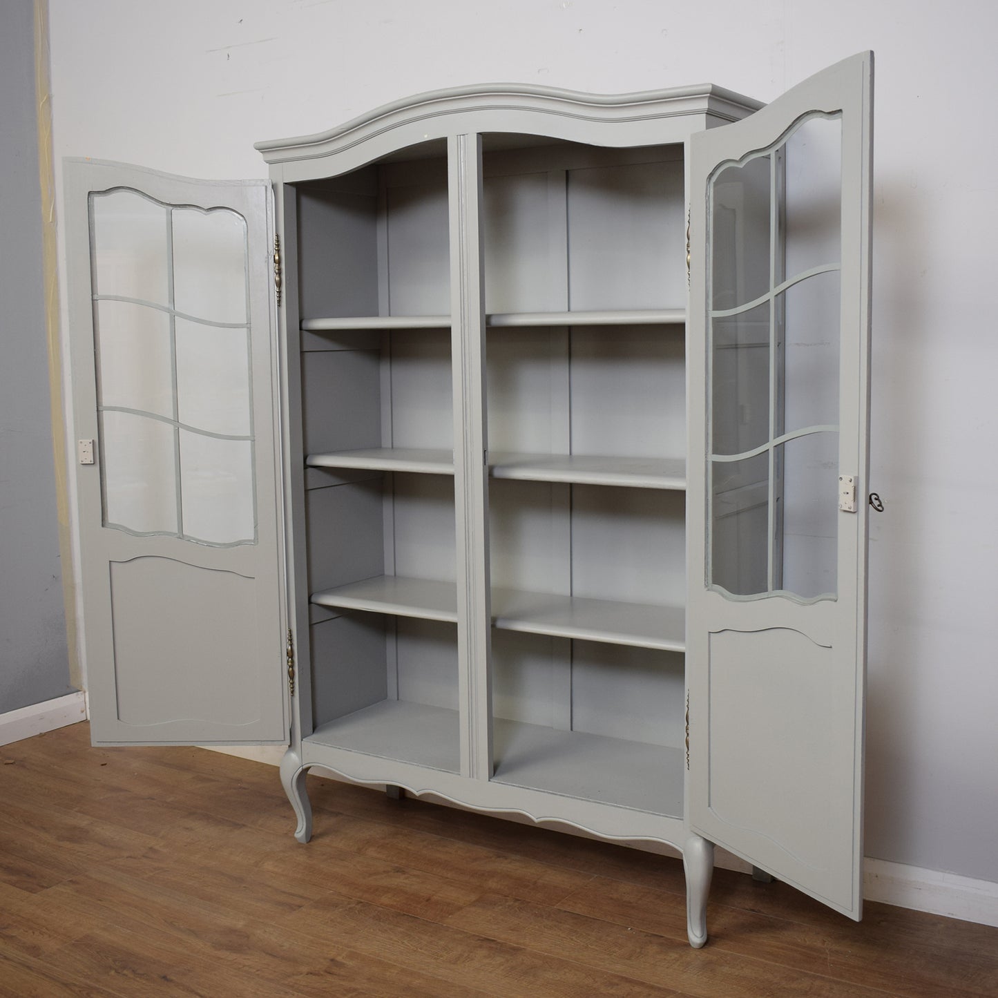 French Painted Vitrine