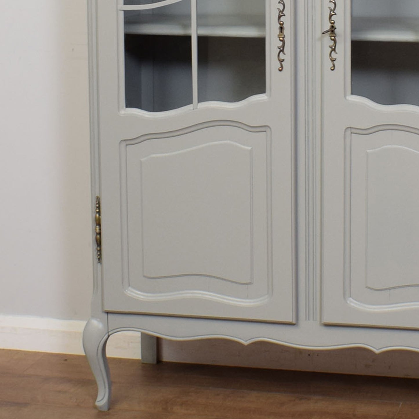 French Painted Vitrine