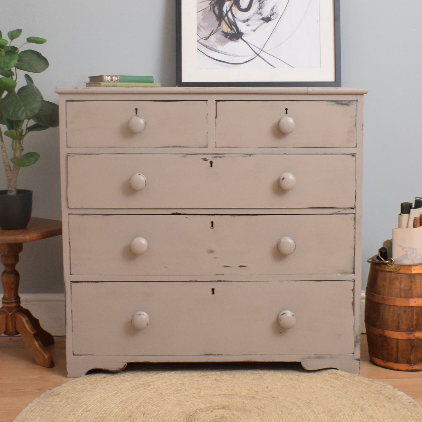 Victorian 'Shabby Chic' Chest of Drawers