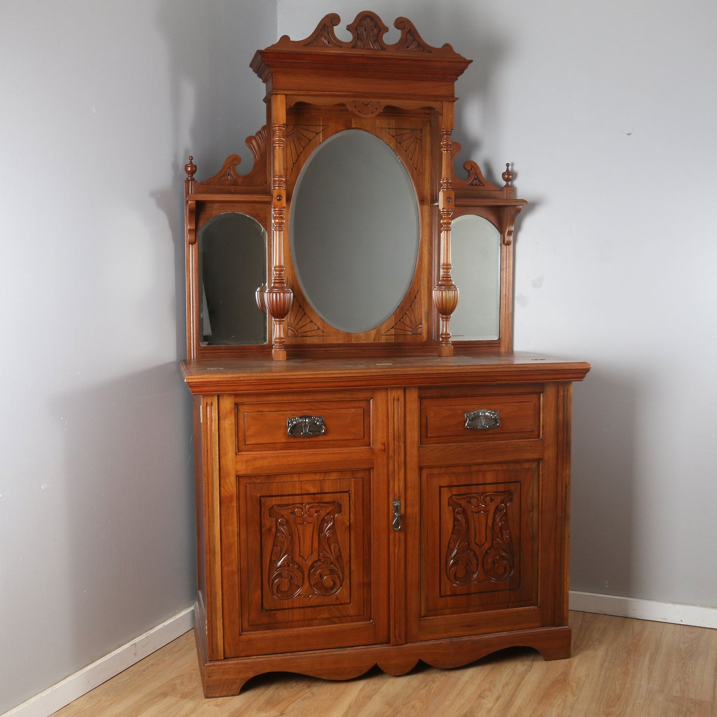 Large Mirrored Sideboard