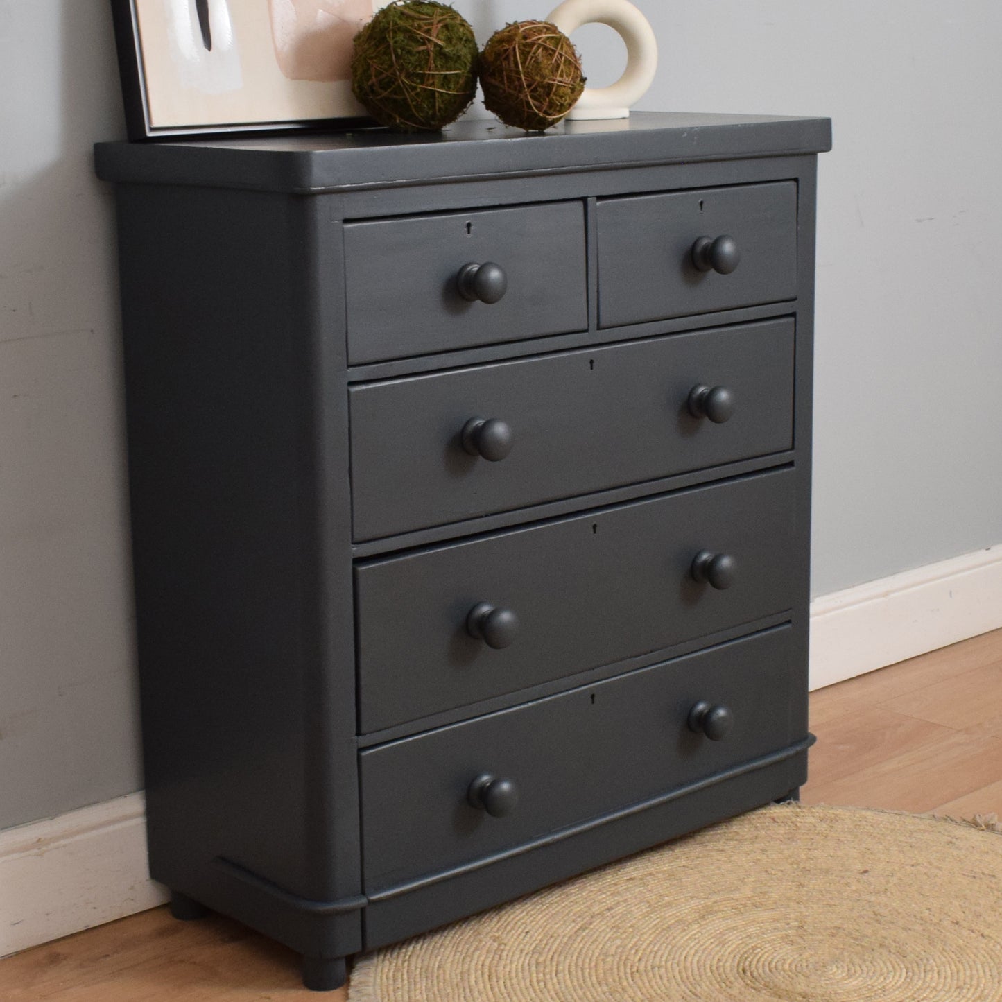 Large Painted Chest of Drawers