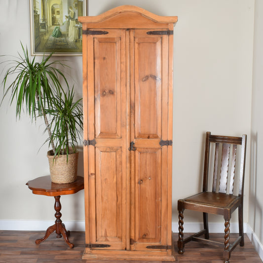 Rustic Pine Wardrobe