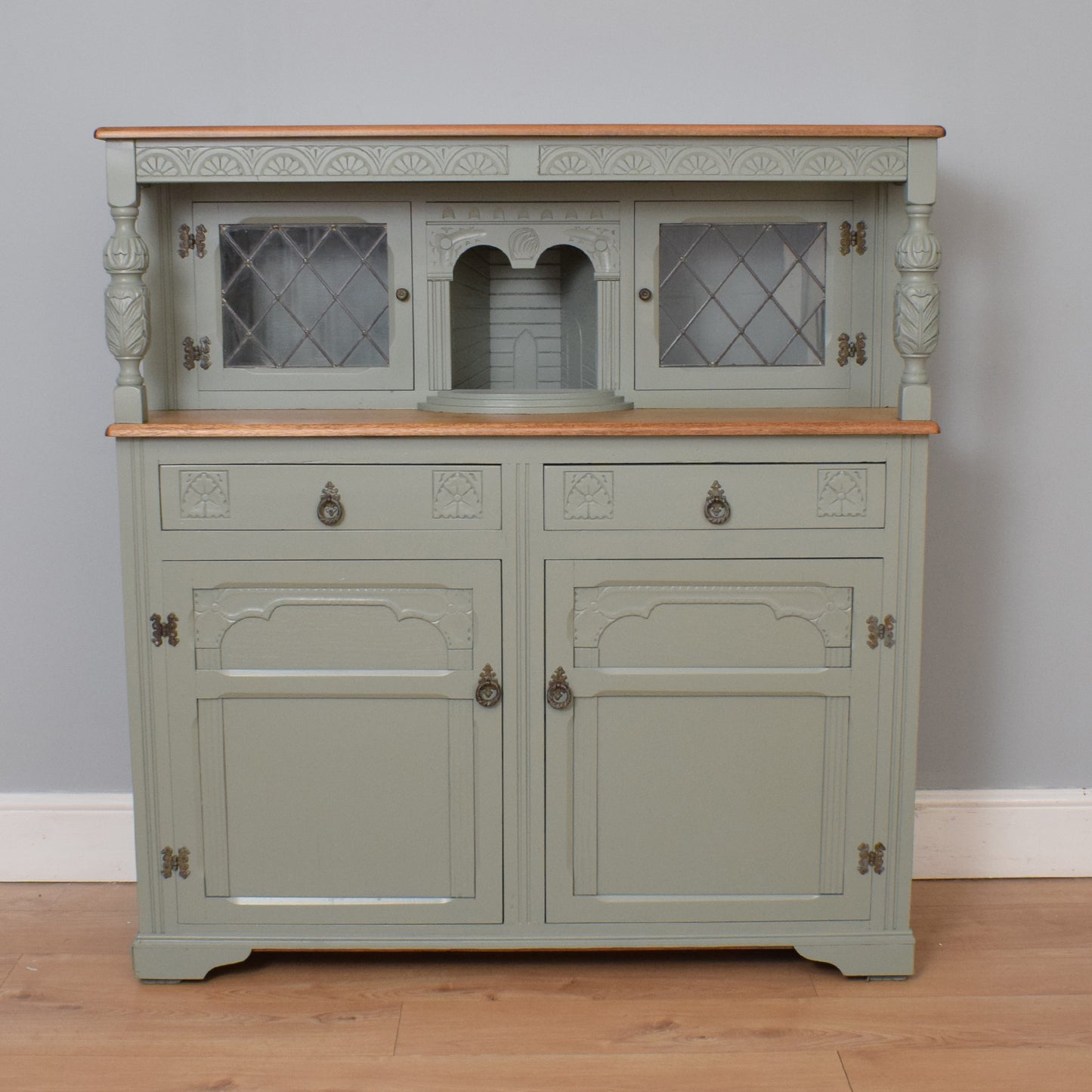 Painted Court Cabinet