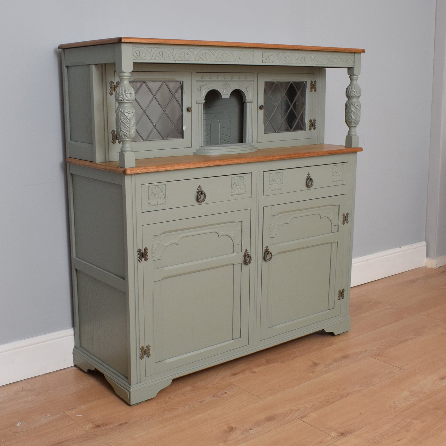 Painted Court Cabinet