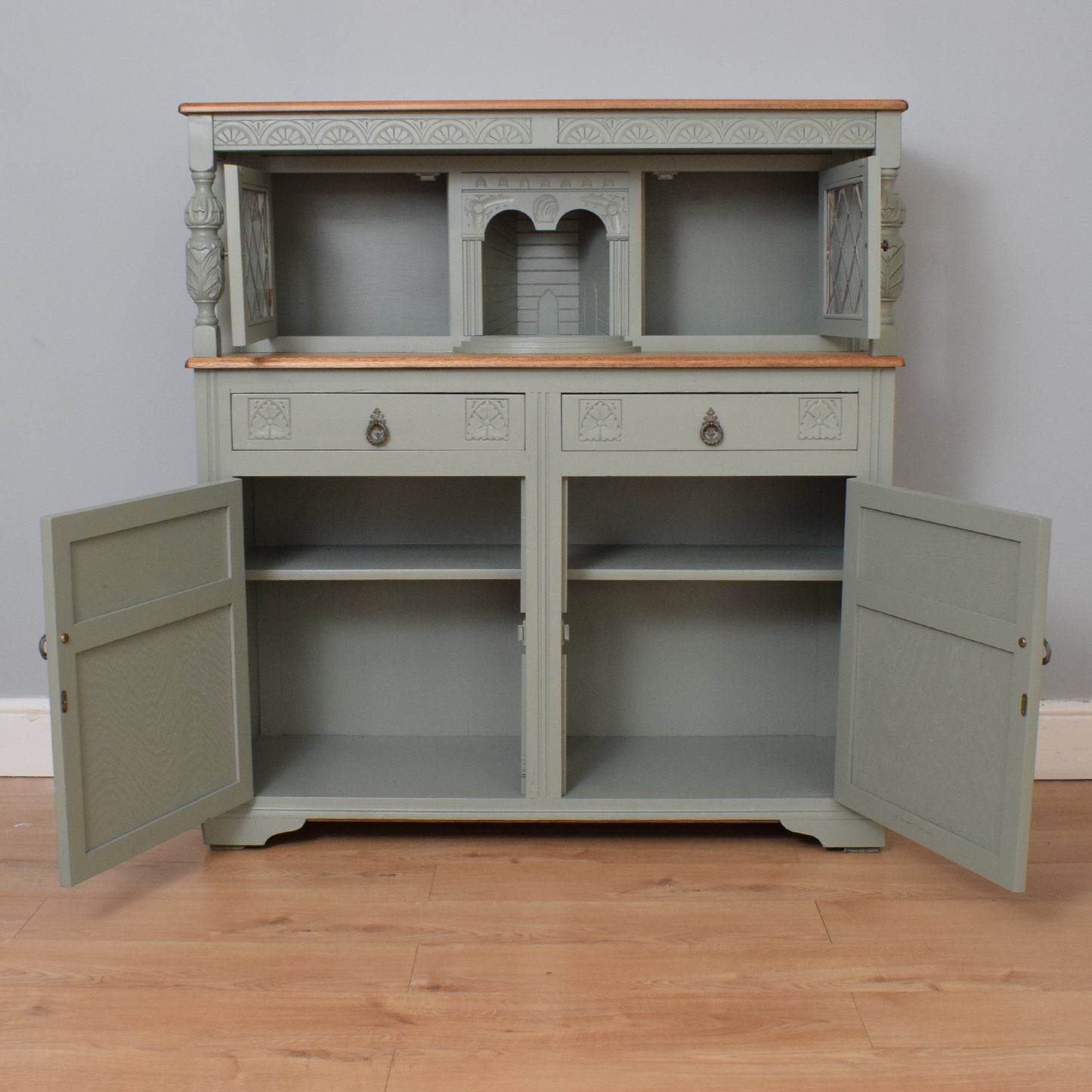 Painted Court Cabinet