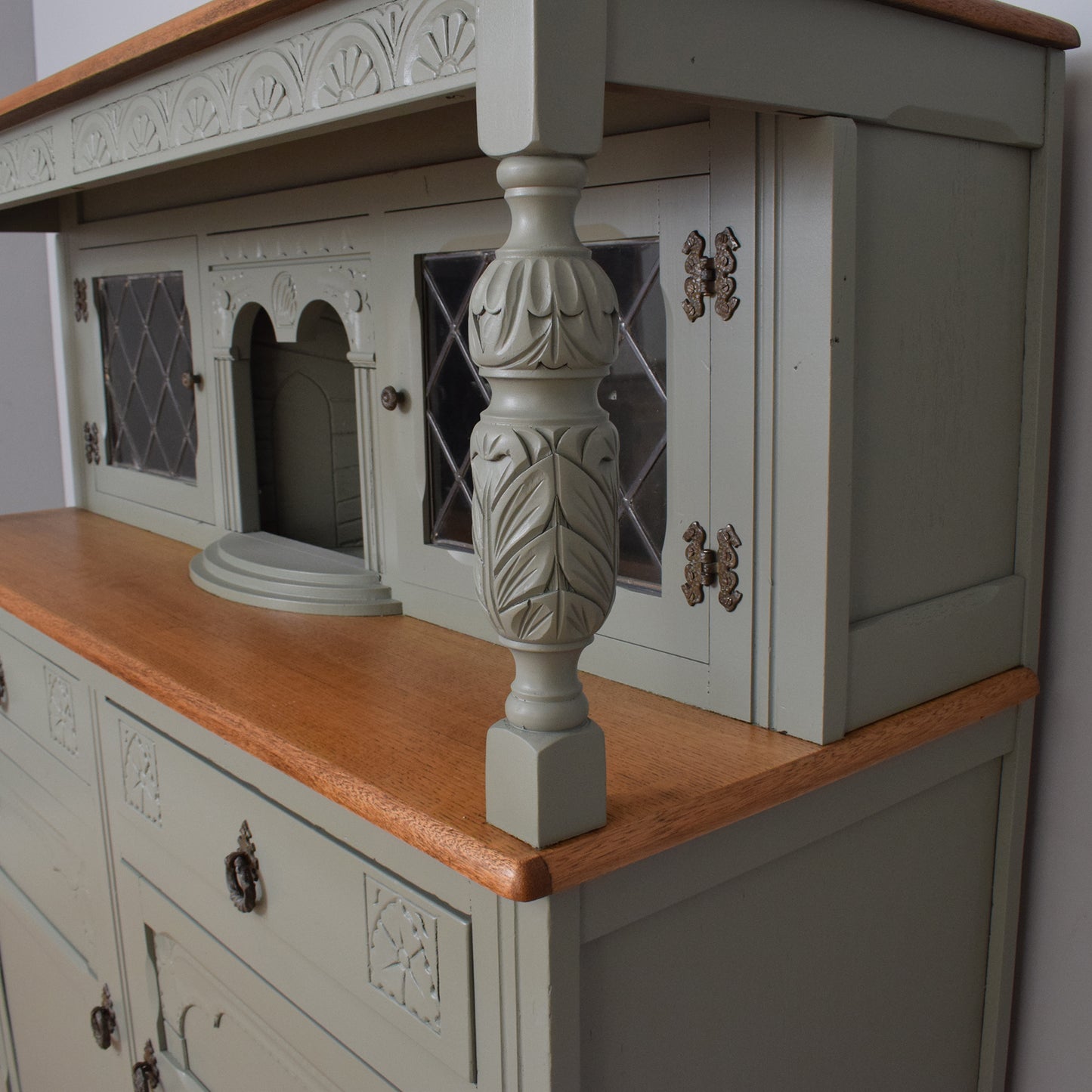 Painted Court Cabinet