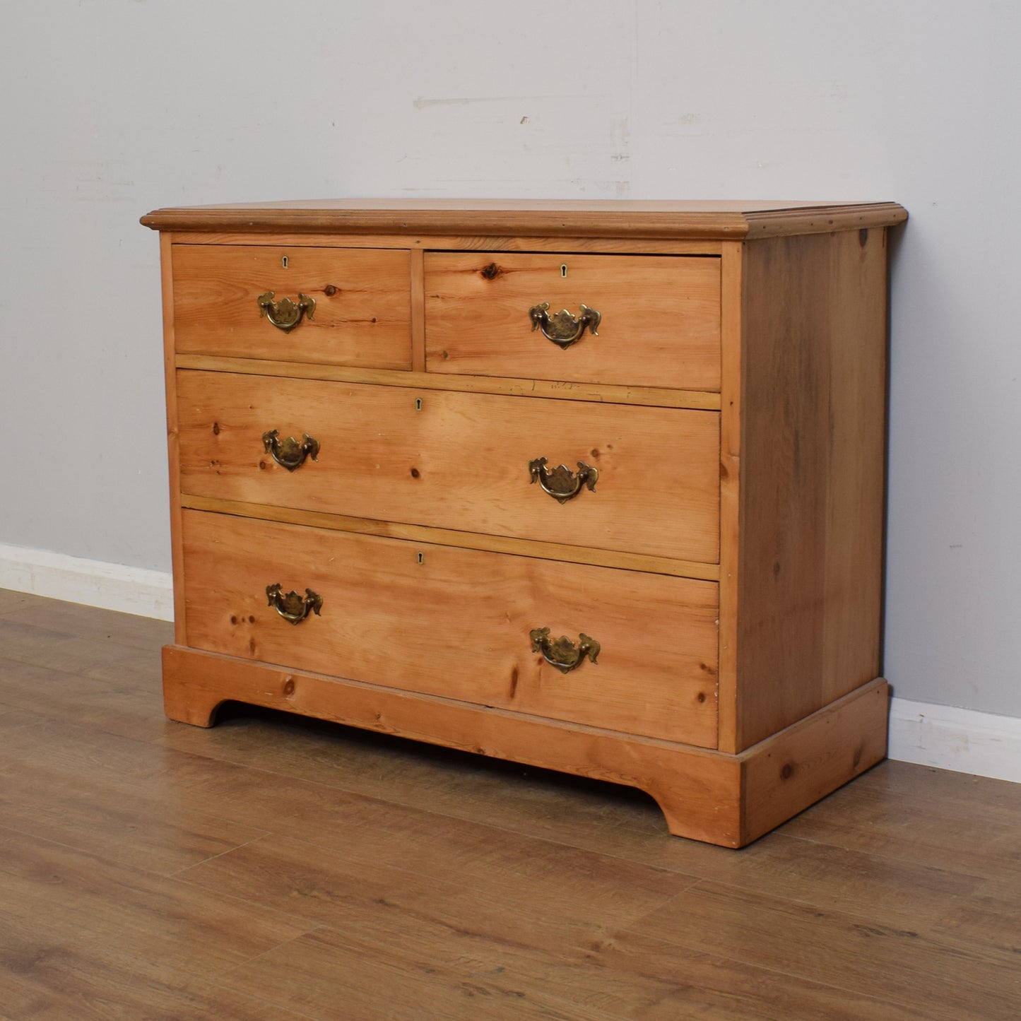 Antique Pine Chest Of Drawers