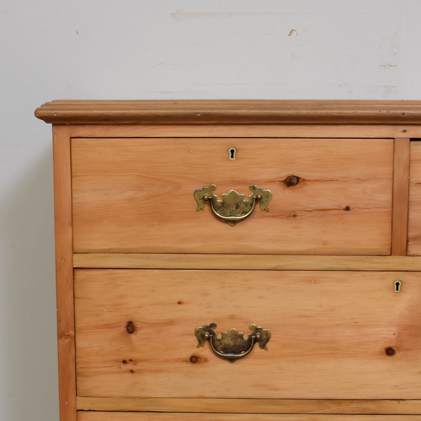 Antique Pine Chest Of Drawers