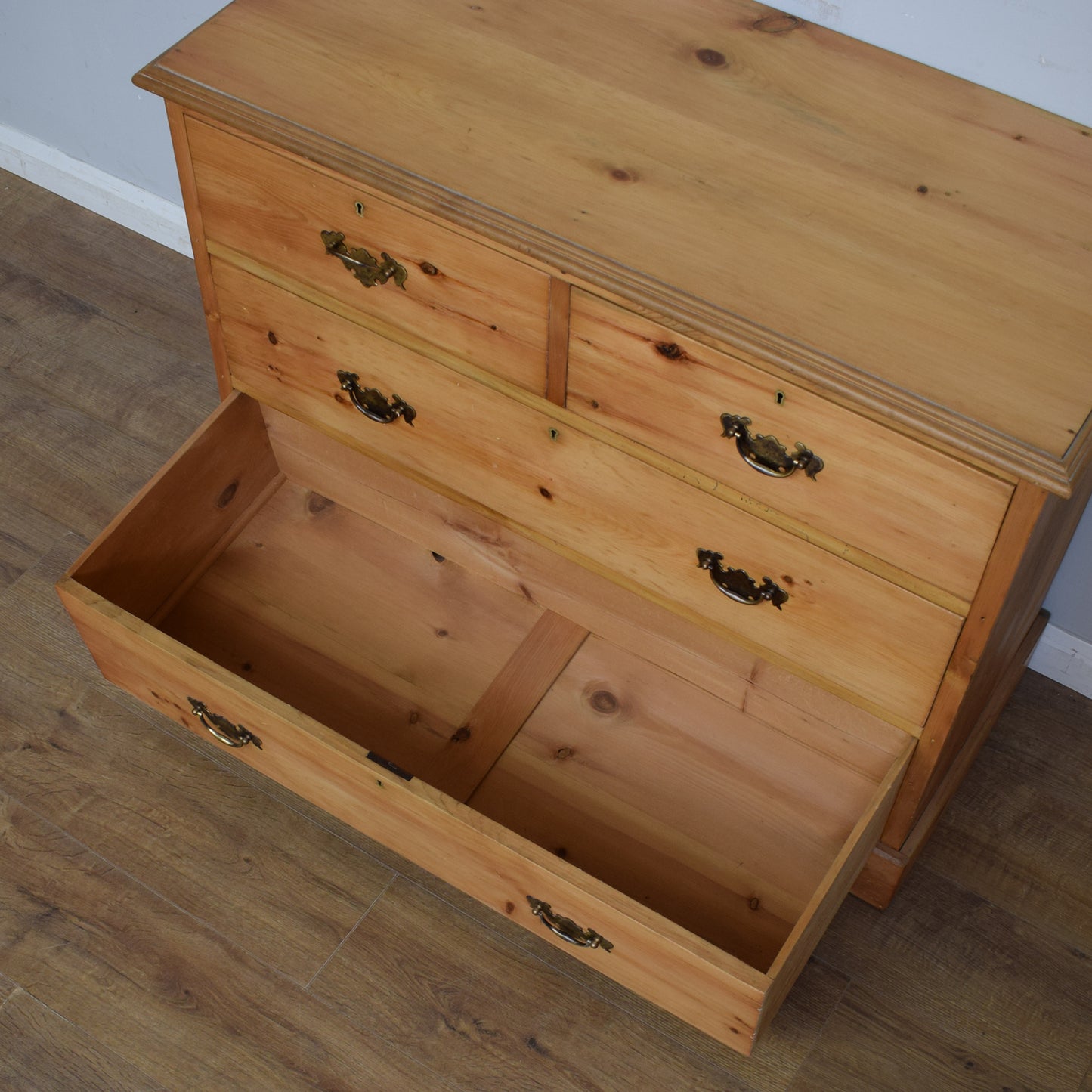 Antique Pine Chest Of Drawers