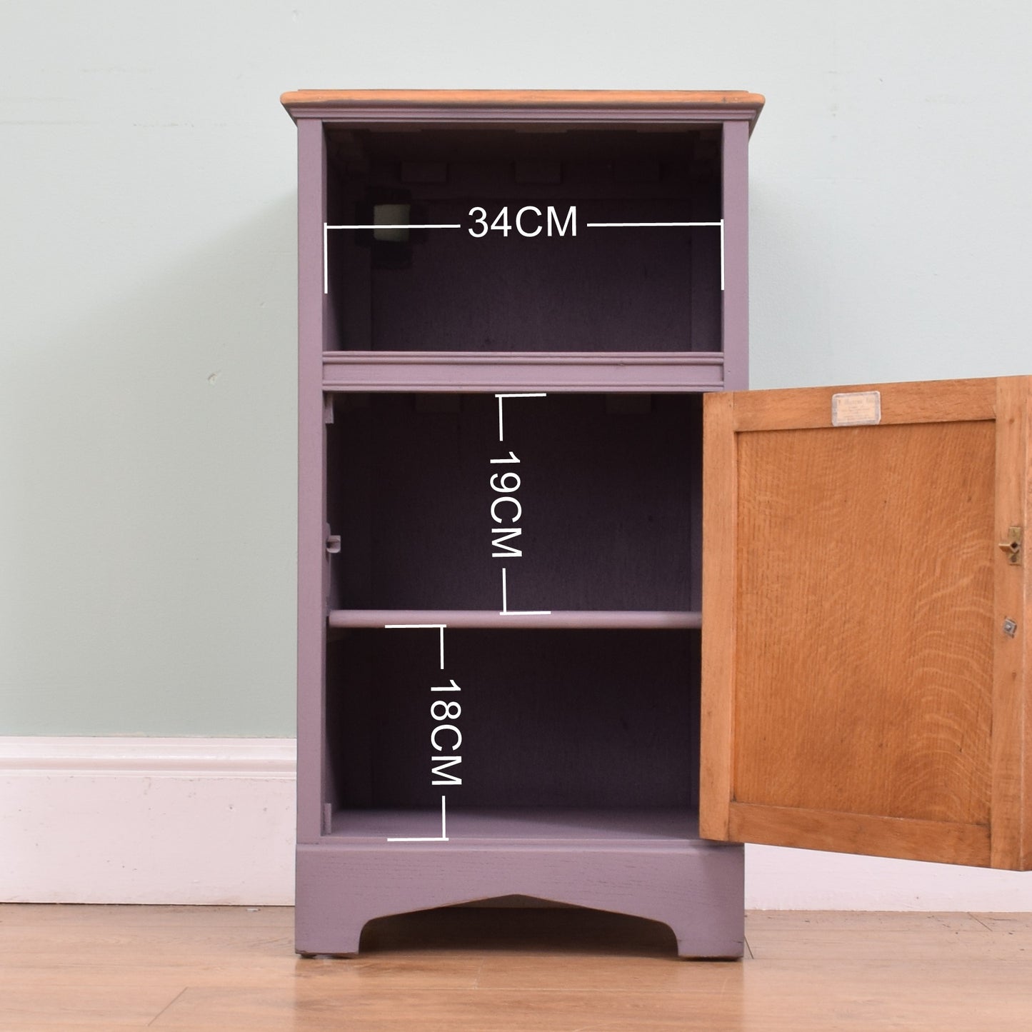 Painted Oak Bedside