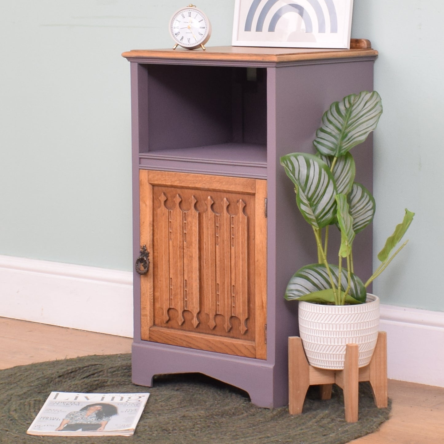Painted Oak Bedside
