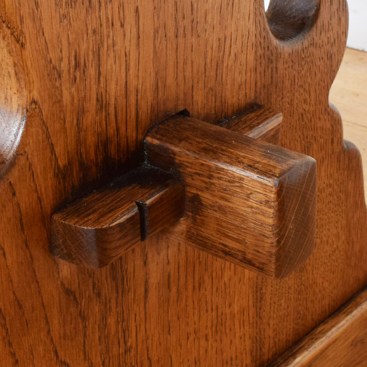 Restored Oak Table and Six Chairs