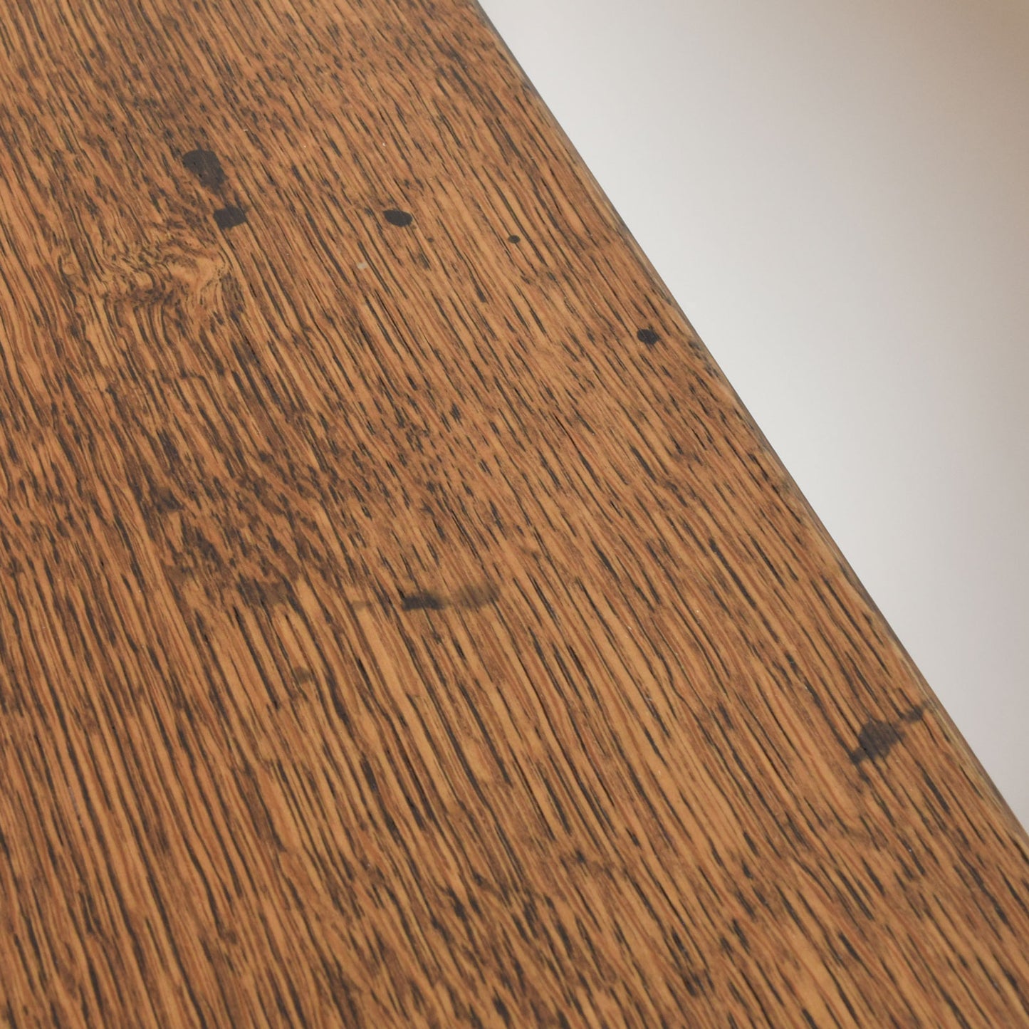 Restored Oak Table and Six Chairs