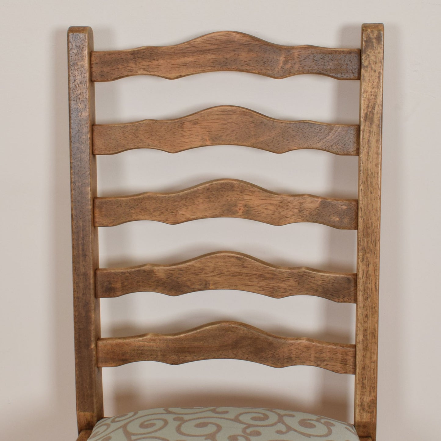 Restored Oak Table and Six Chairs