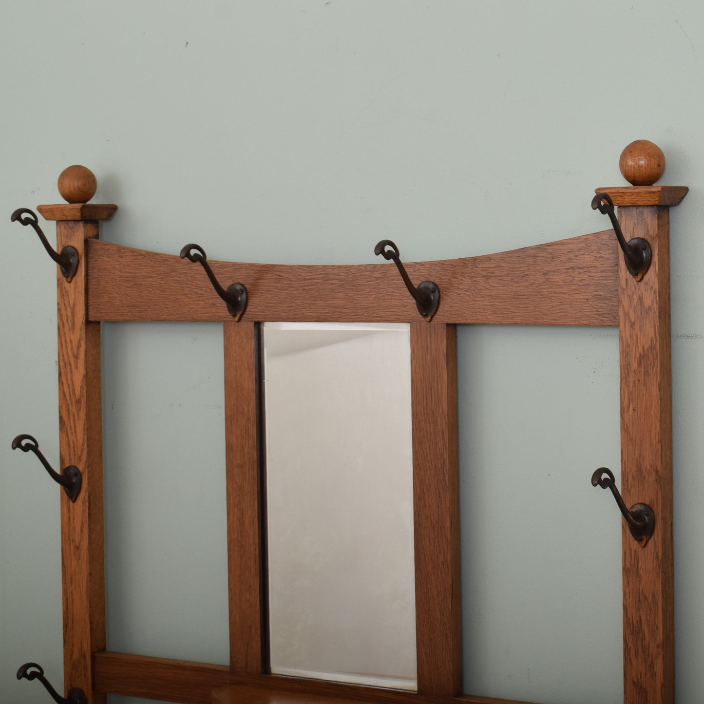 Restored Oak Hall Stand