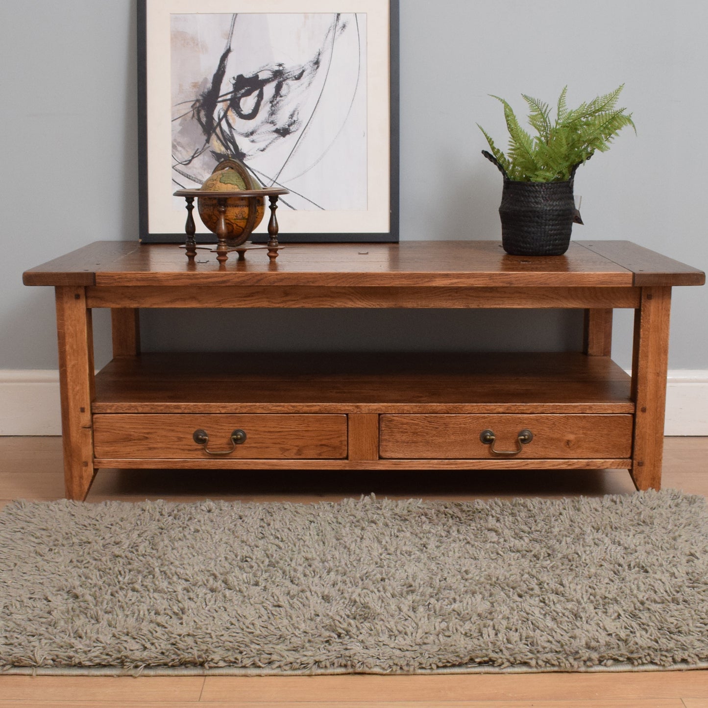 Rustic Oak Coffee Table