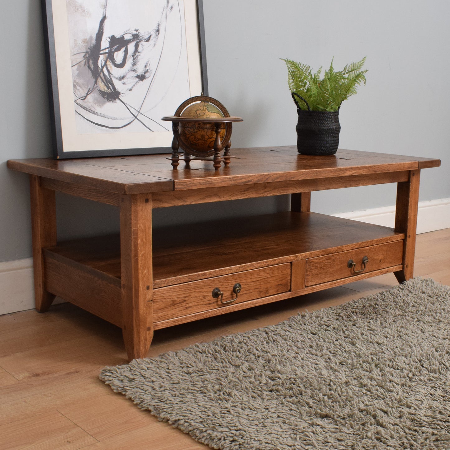 Rustic Oak Coffee Table