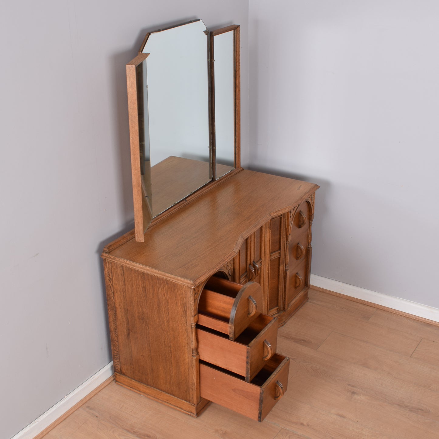 Oak Dressing Table