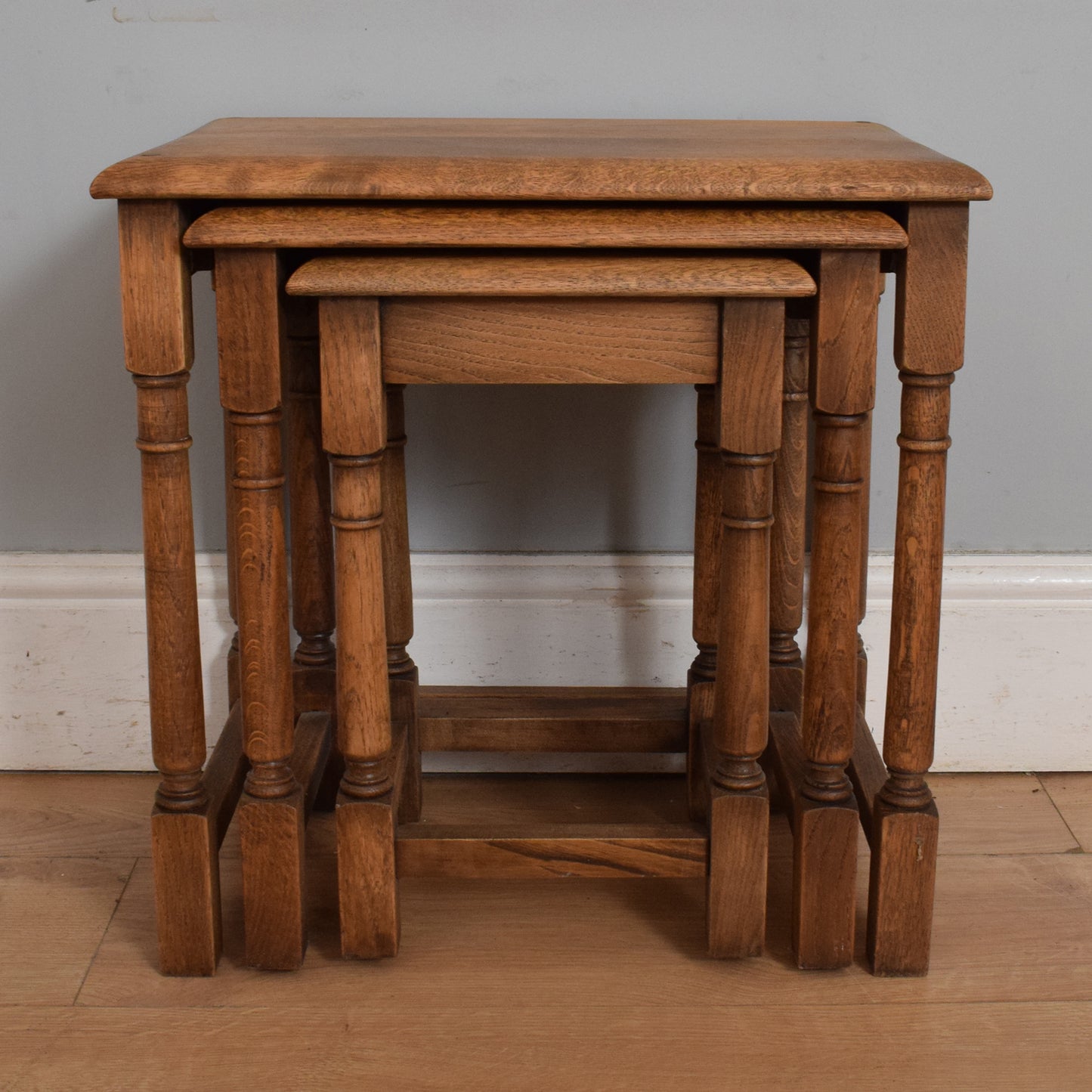 Traditional Oak Nest of Tables