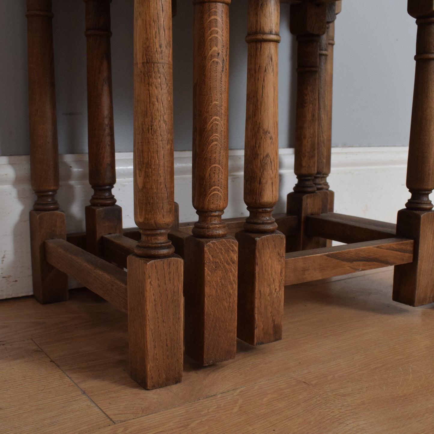 Traditional Oak Nest of Tables