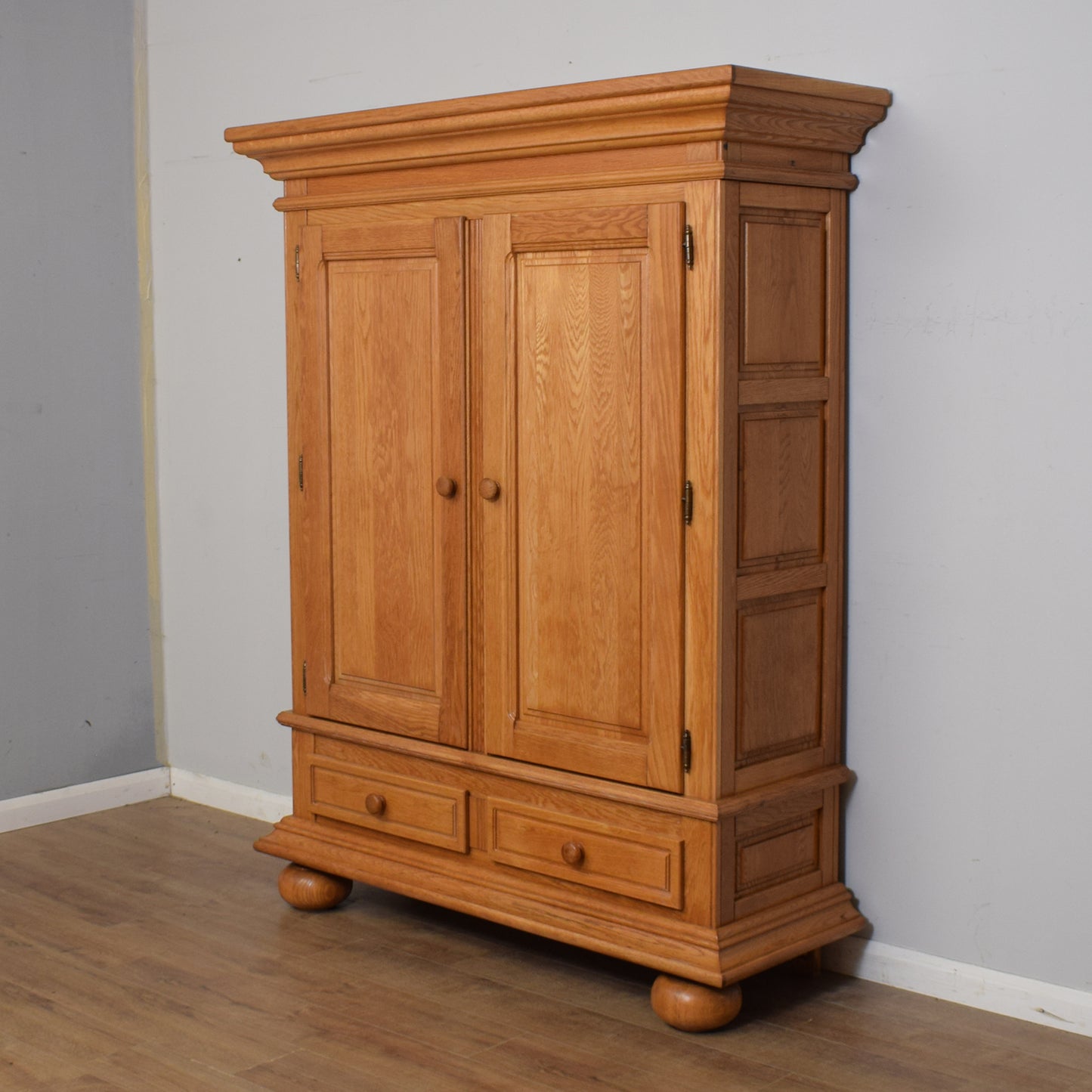 Oak Linen Storage Cupboard