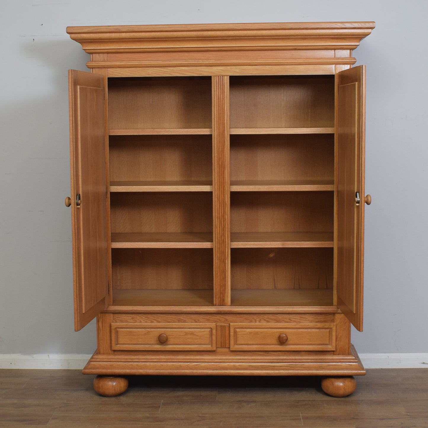 Oak Linen Storage Cupboard
