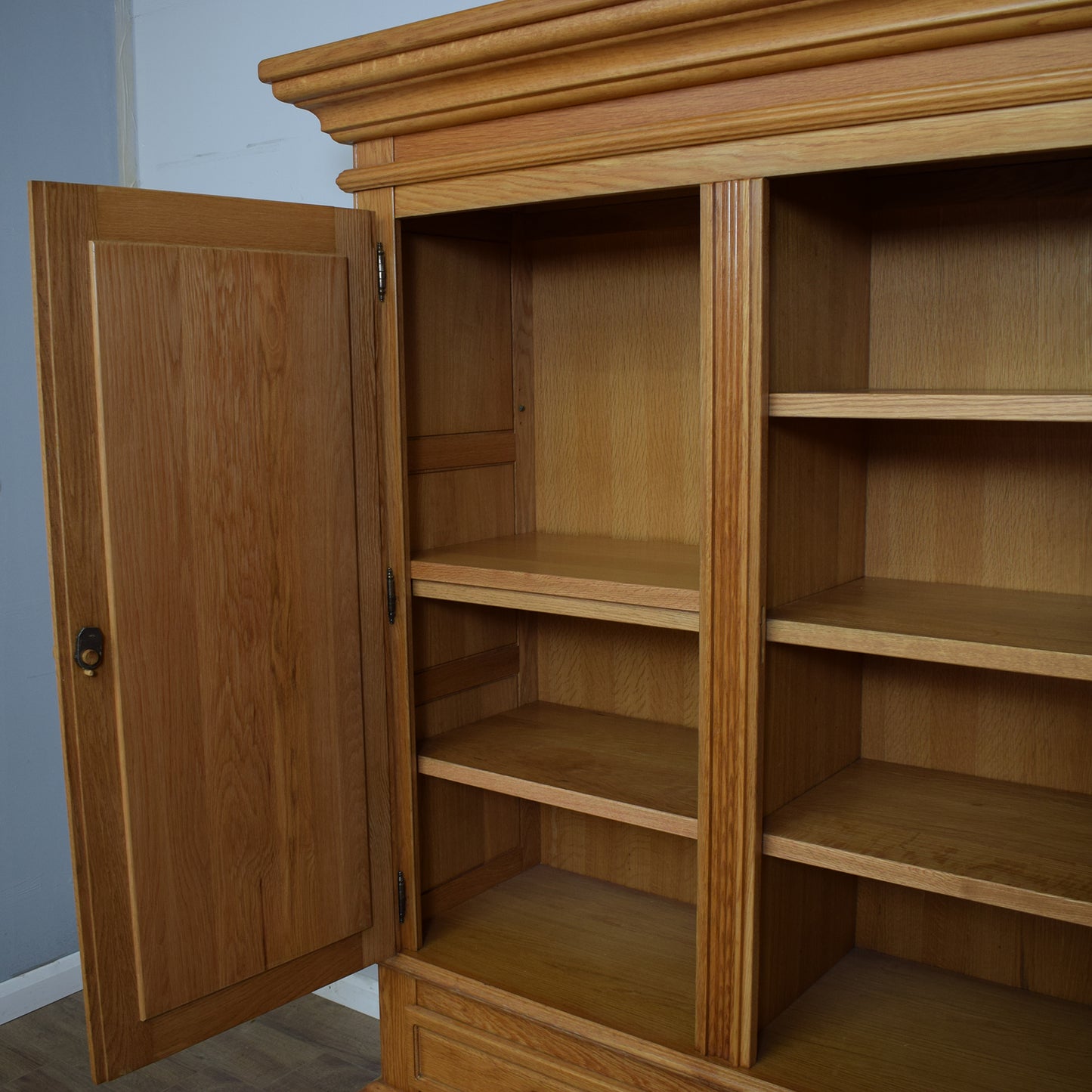 Oak Linen Storage Cupboard