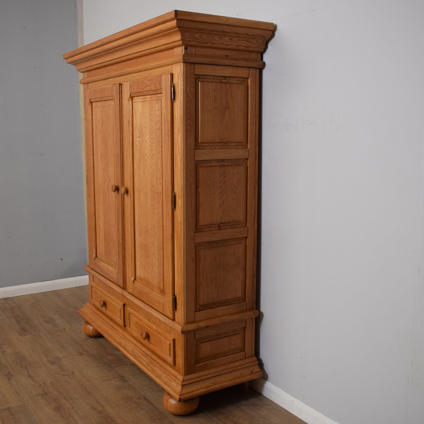 Oak Linen Storage Cupboard