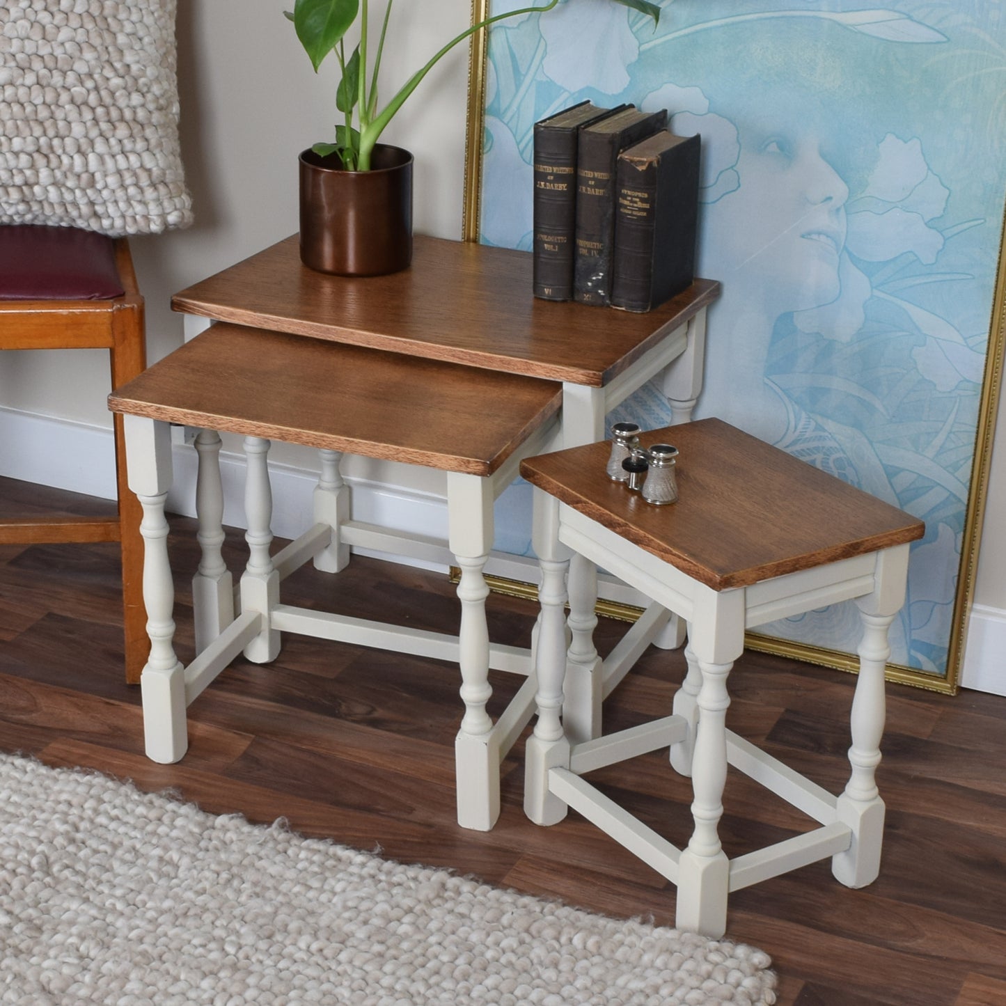 Shabby Chic Nest of Tables