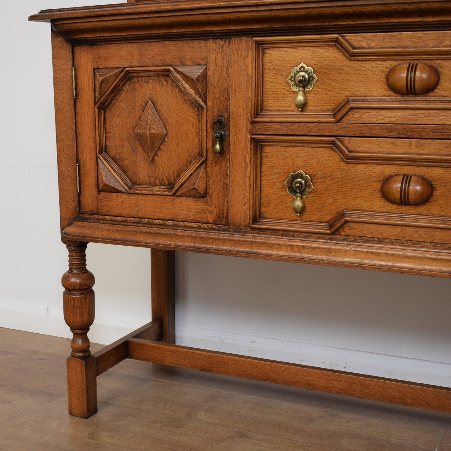 Vintage Solid Oak Dresser
