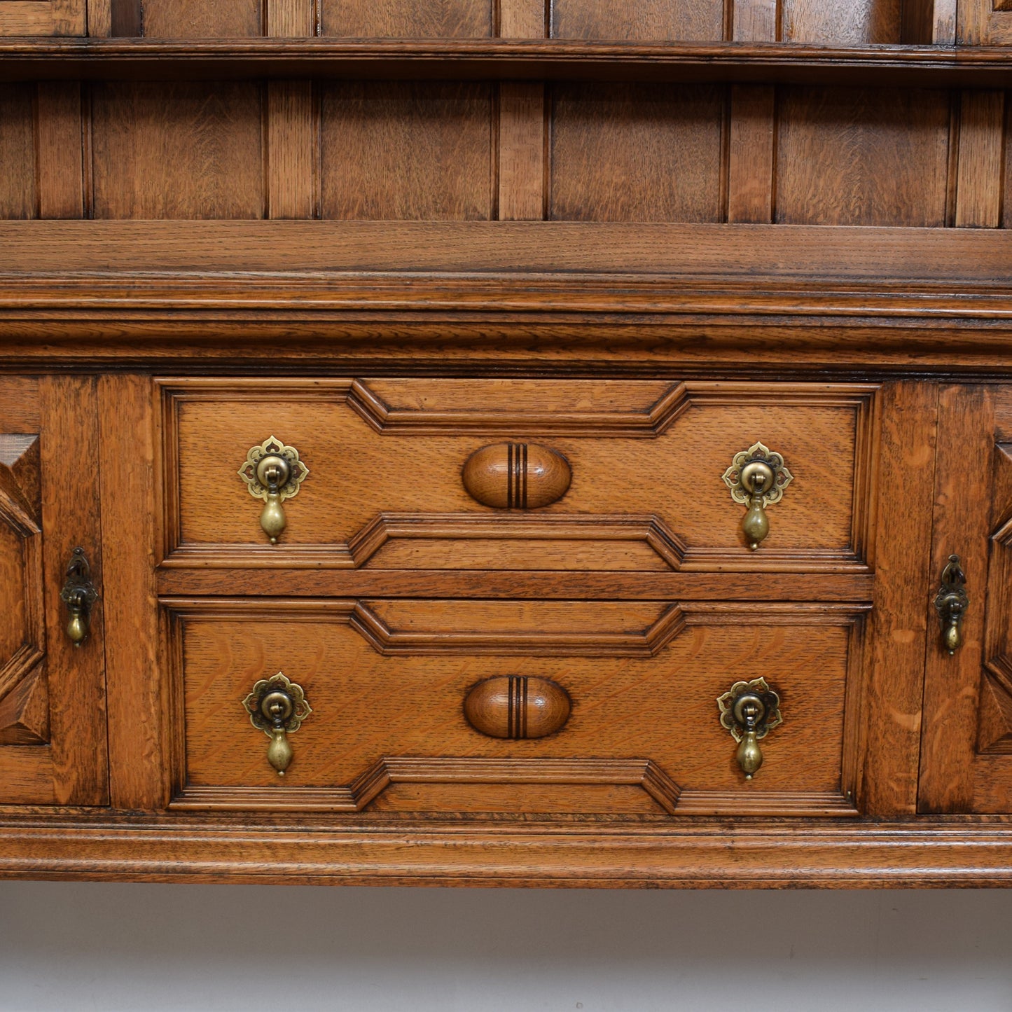 Vintage Solid Oak Dresser