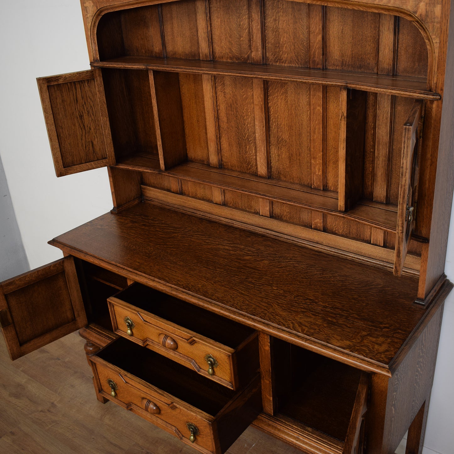 Vintage Solid Oak Dresser