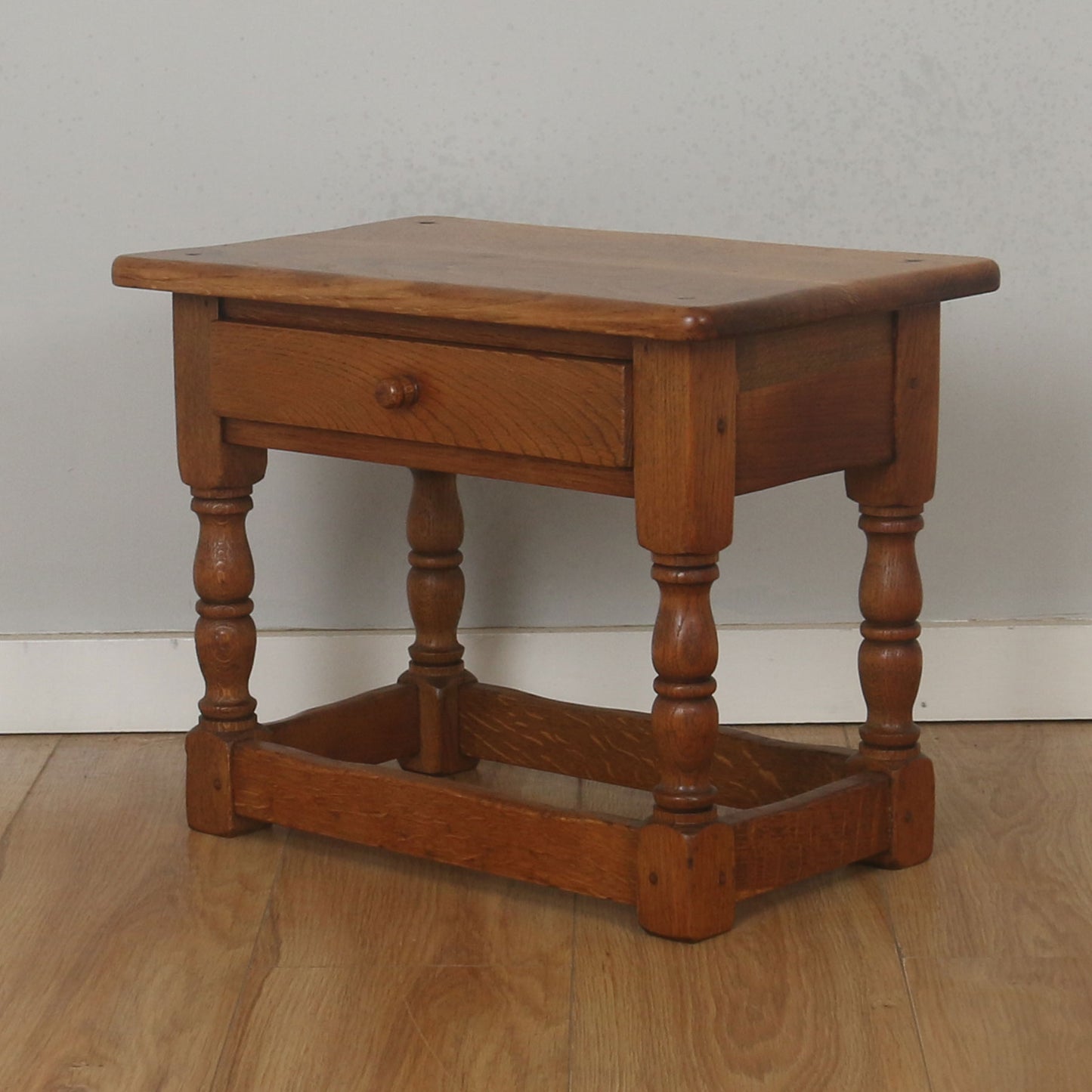 Restored Oak Side Table