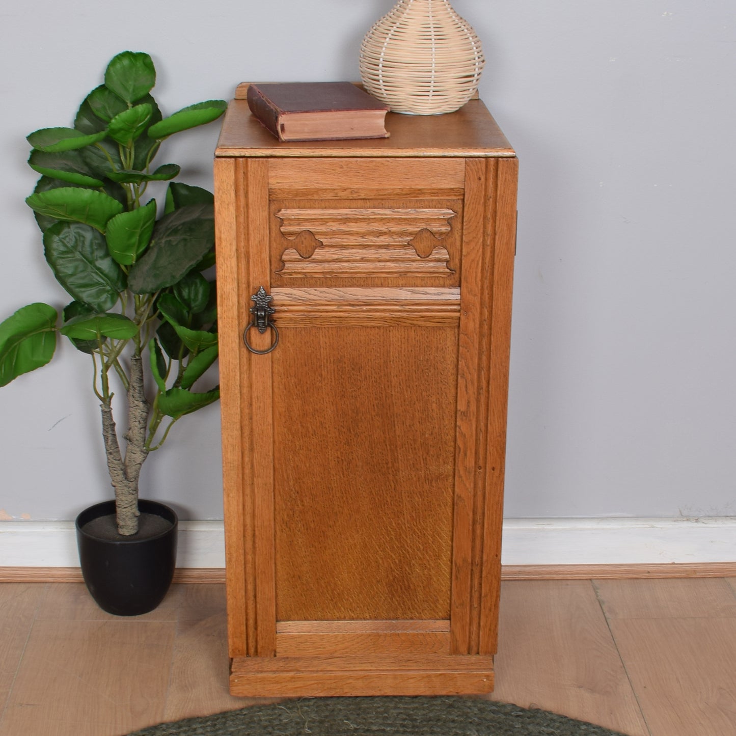 Restored Oak Bedside