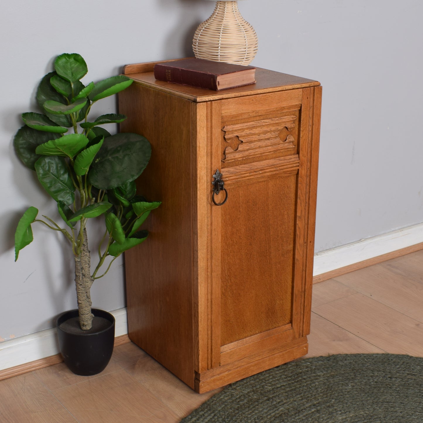 Restored Oak Bedside