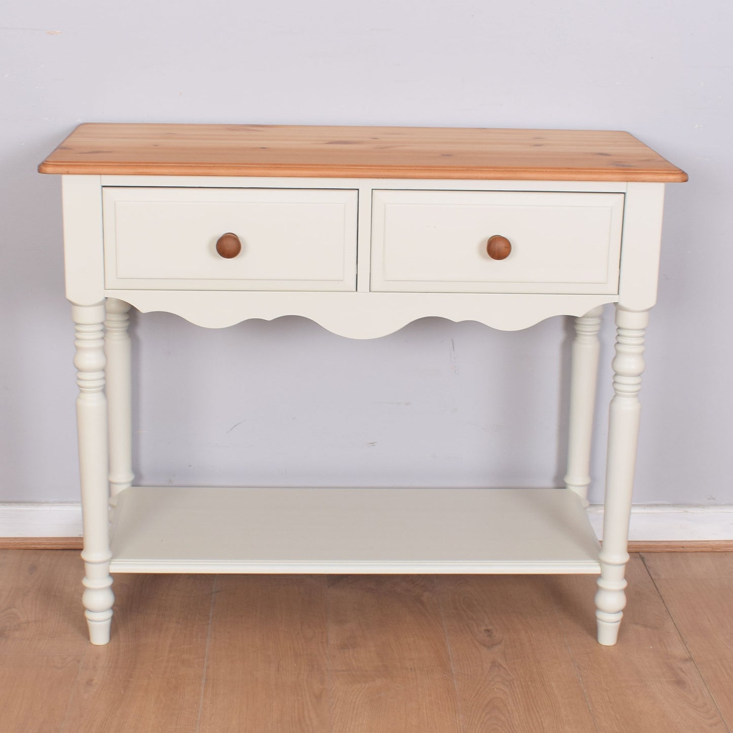 Painted Pine Console Table