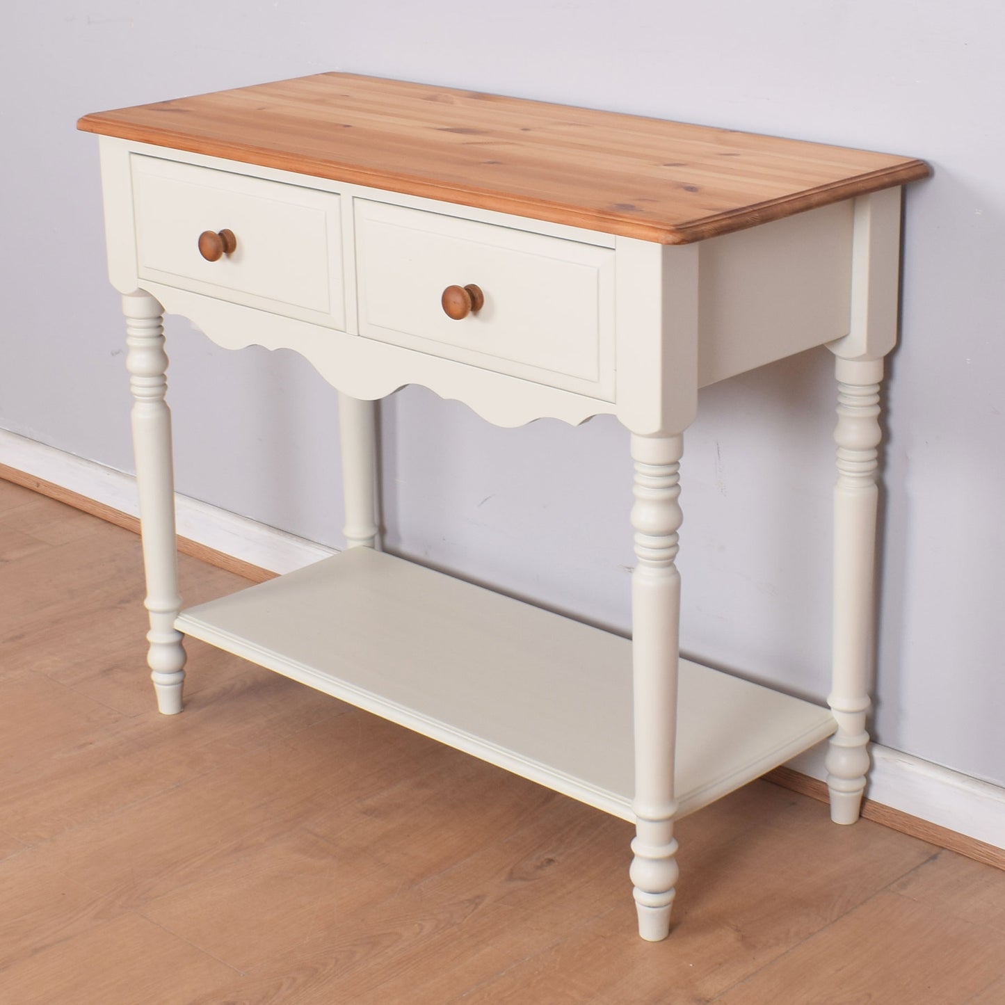 Painted Pine Console Table