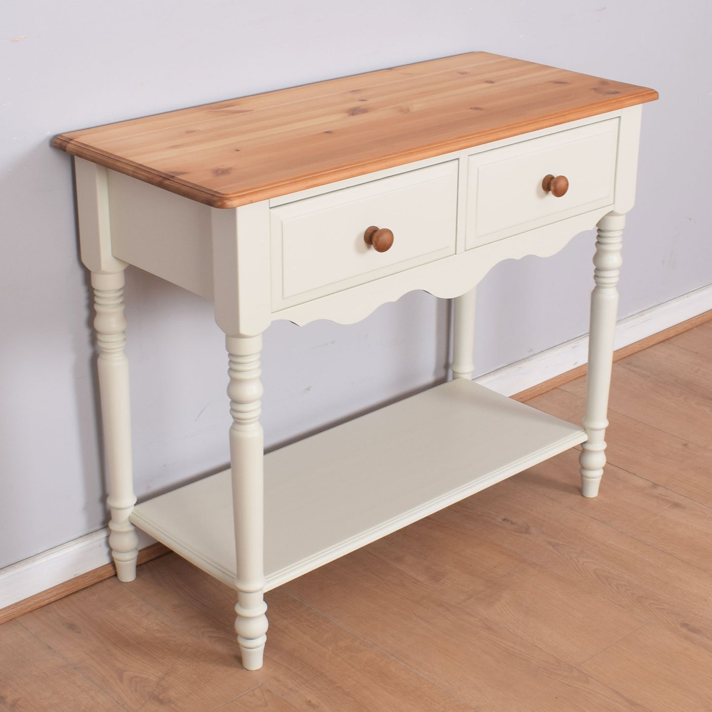 Painted Pine Console Table