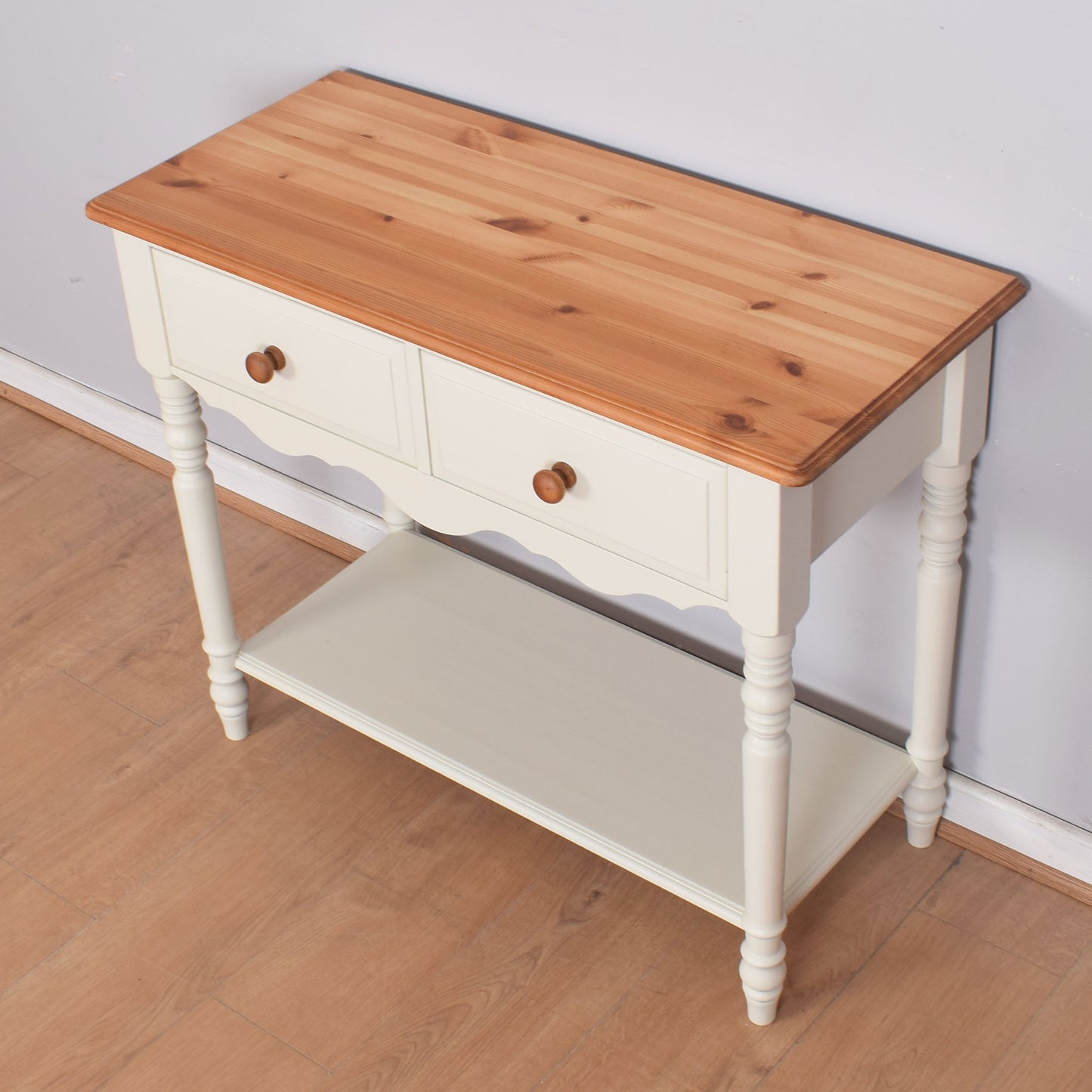 Painted Pine Console Table