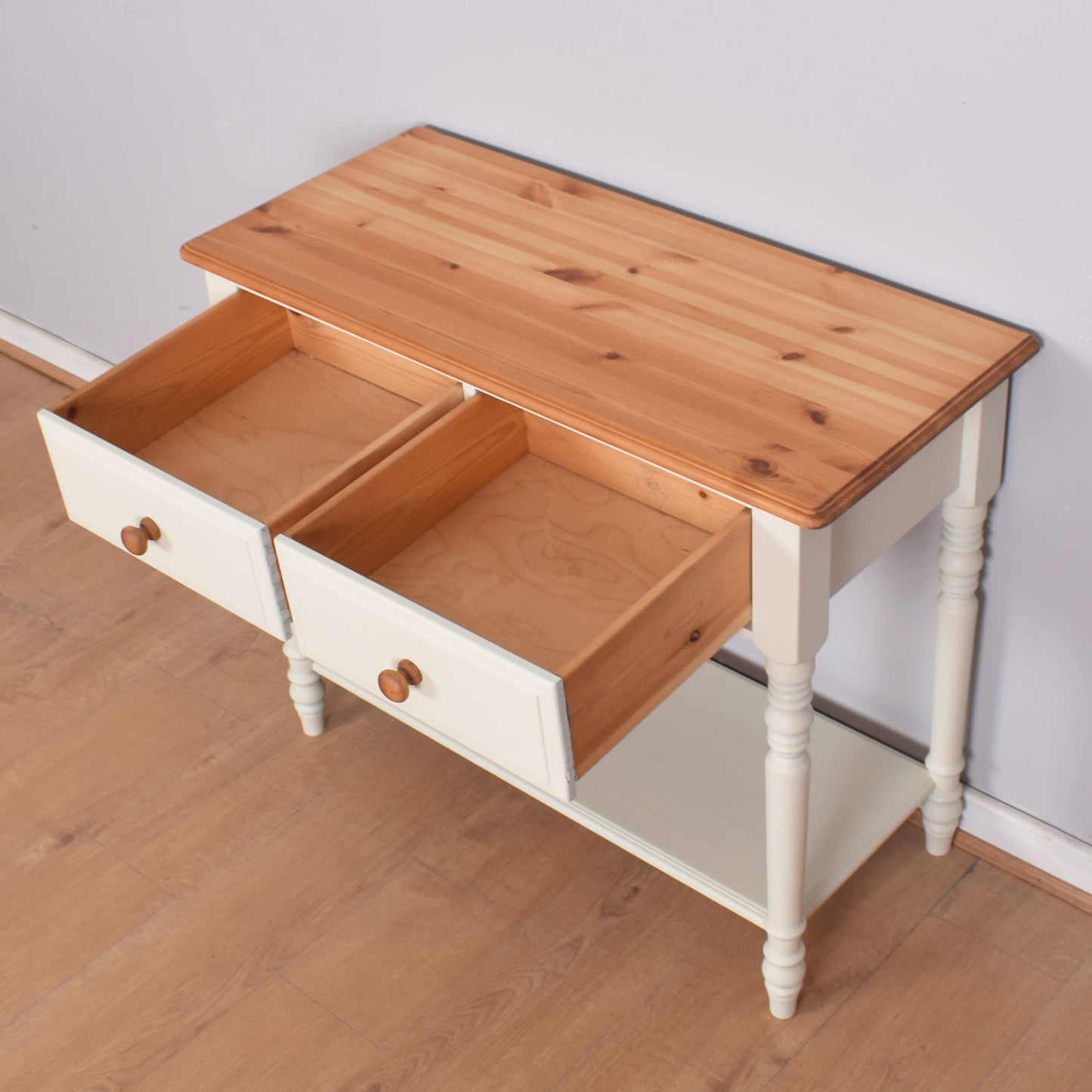 Painted Pine Console Table