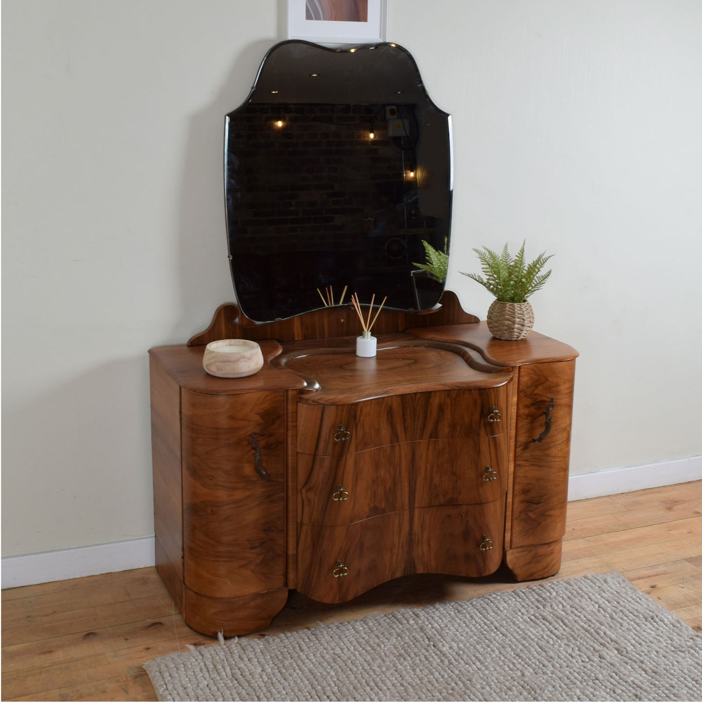 Walnut Dressing Table
