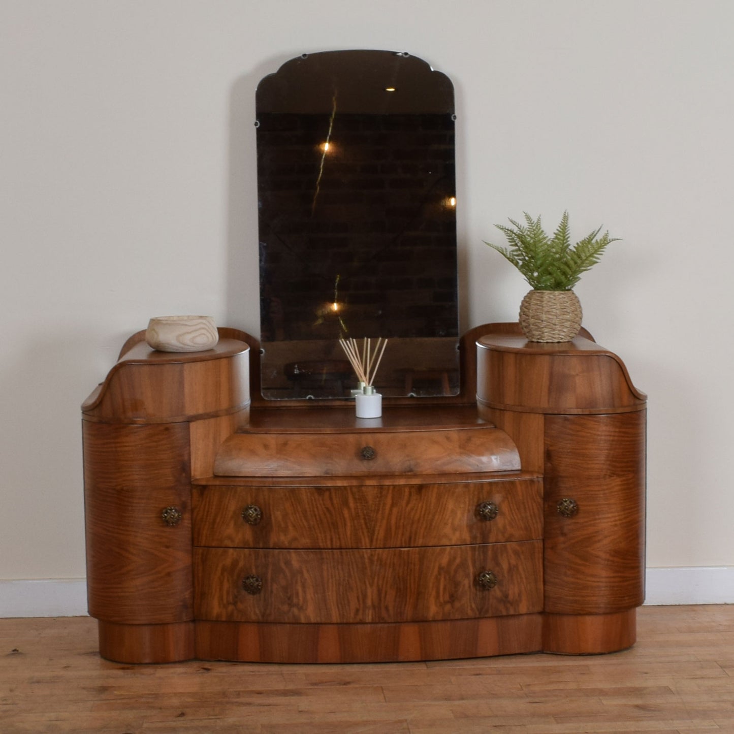Walnut Veneer Dressing Table