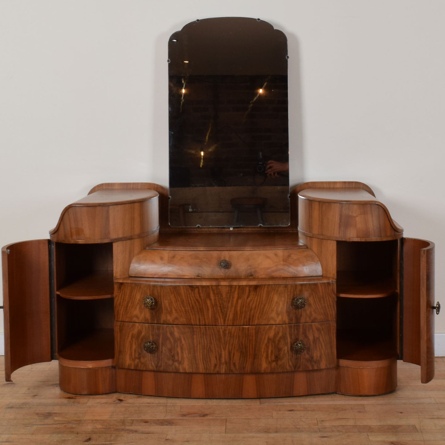 Walnut Veneer Dressing Table