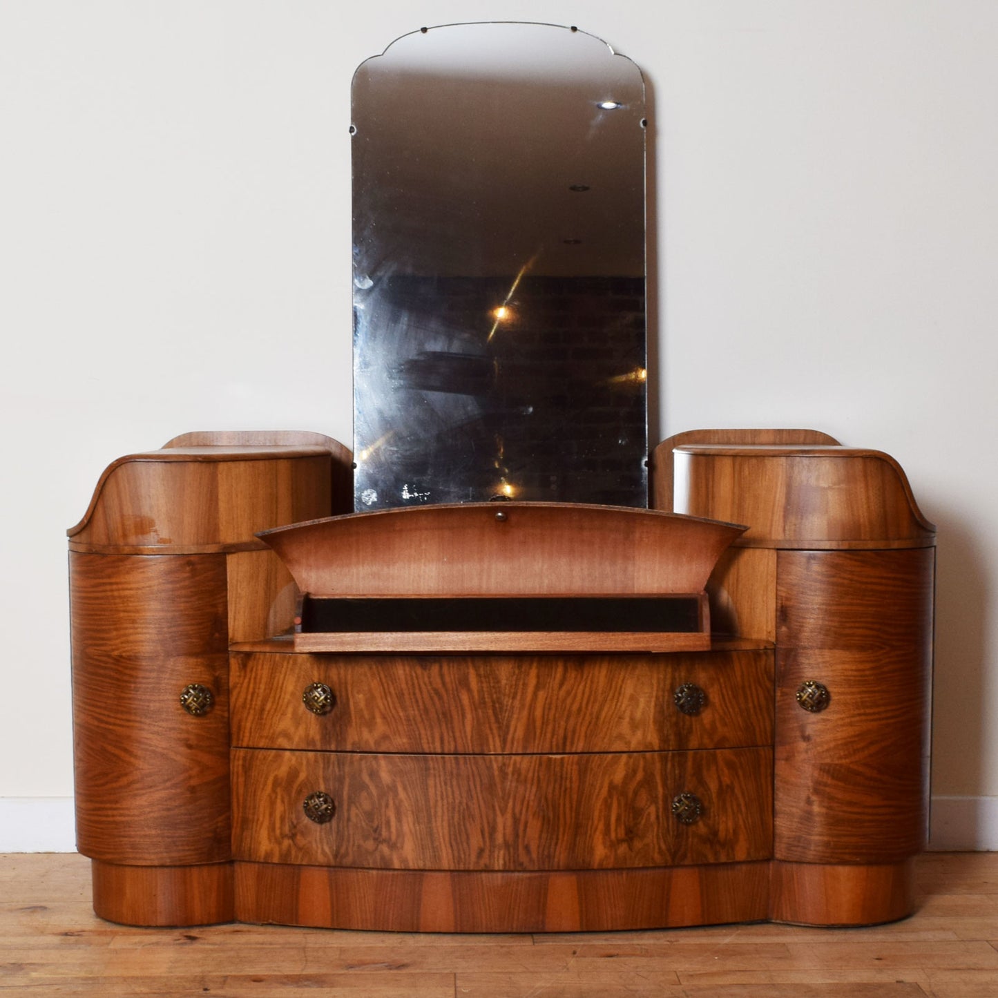 Walnut Veneer Dressing Table