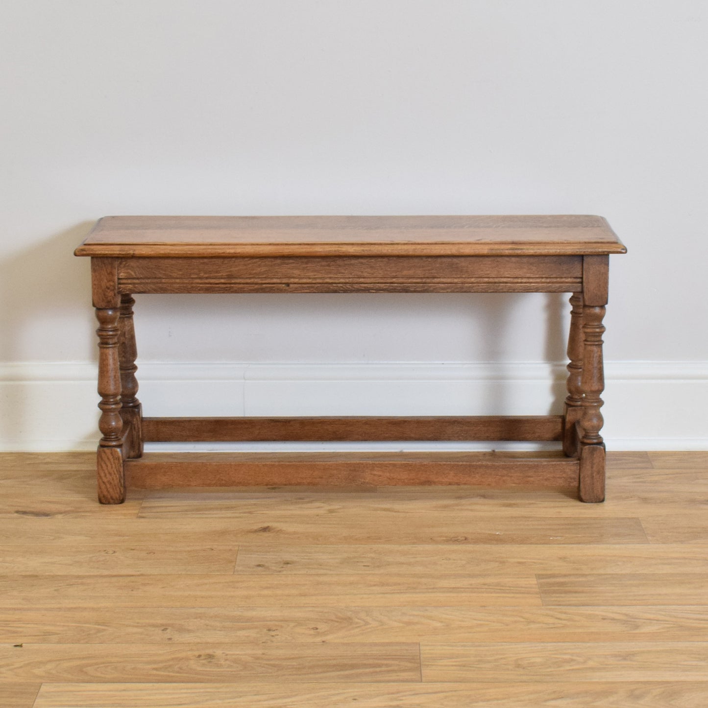 Restored Oak Bench/Coffee Table