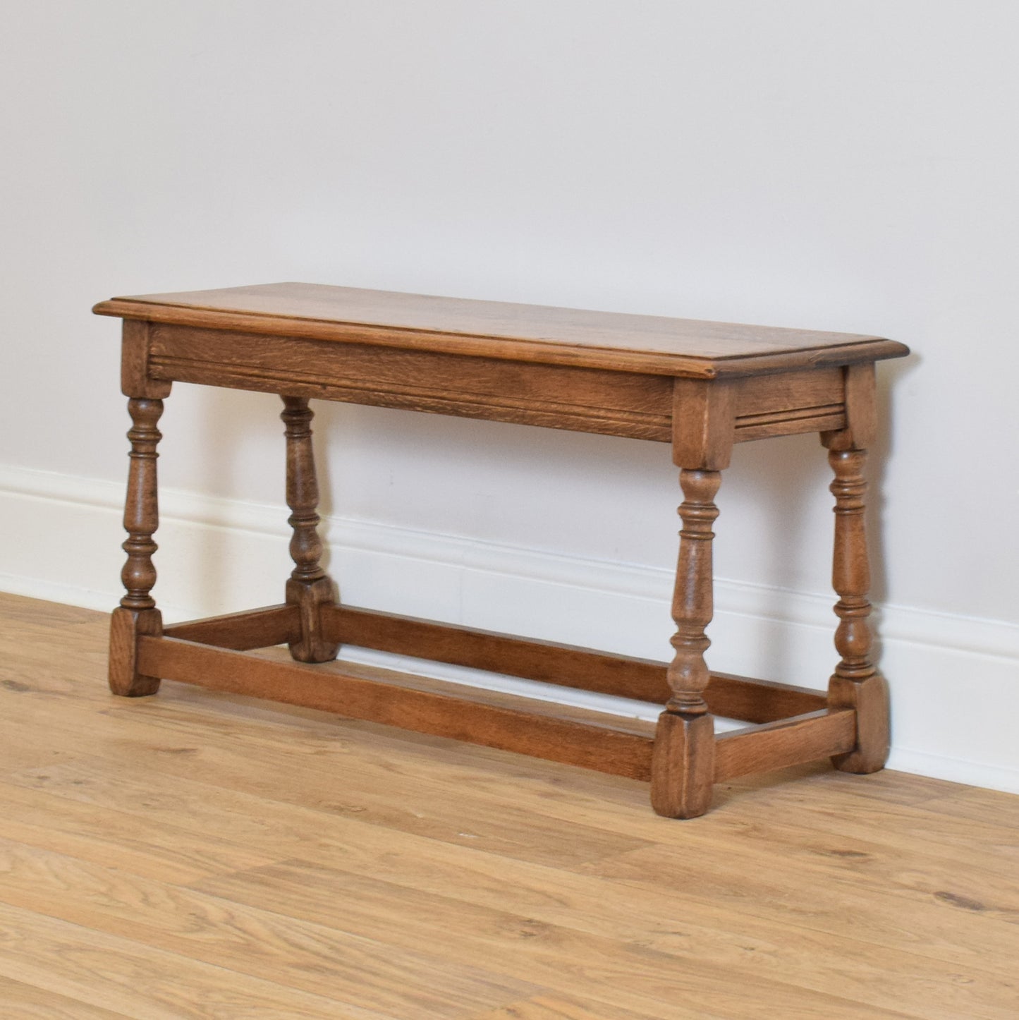 Restored Oak Bench/Coffee Table