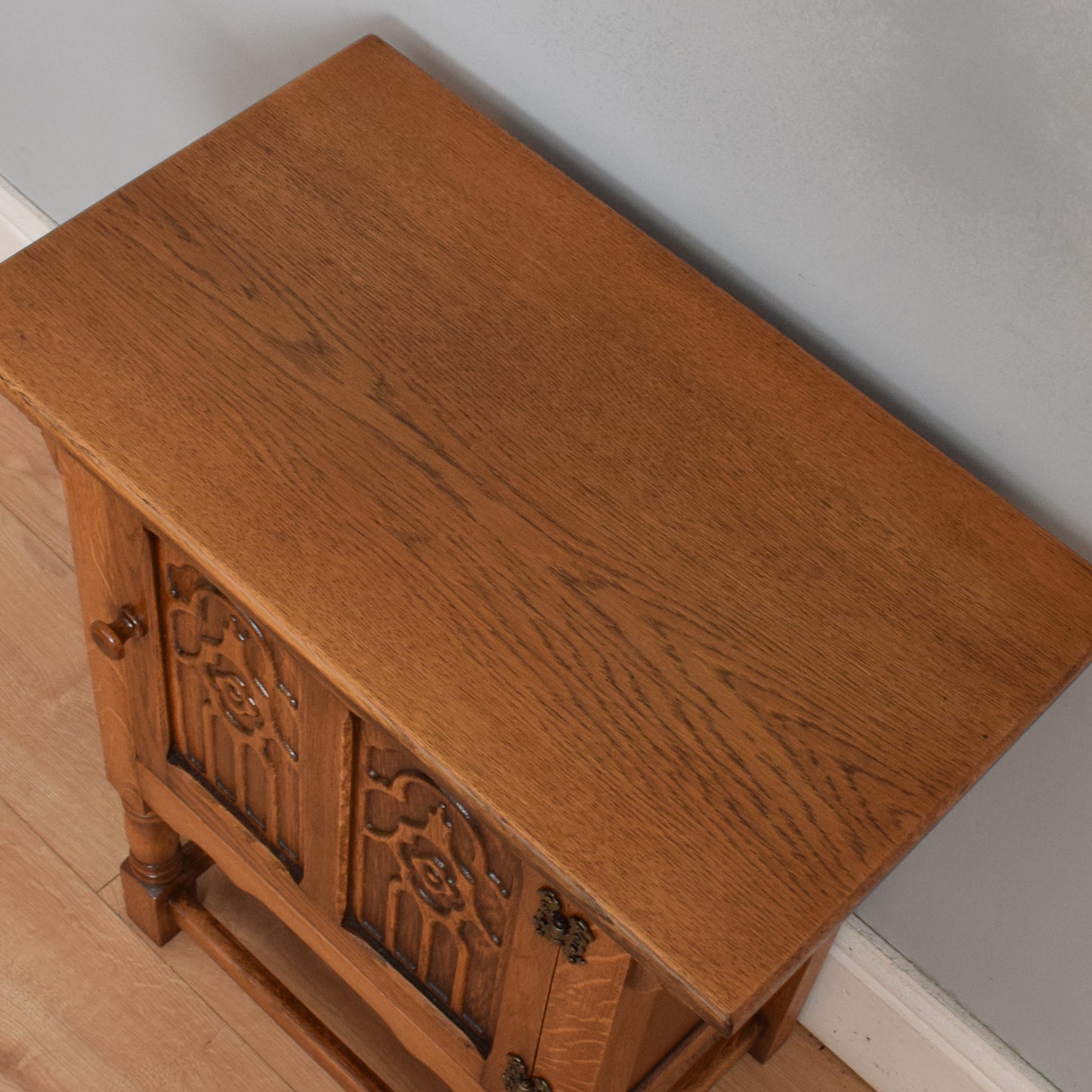 Vintage Oak Side Cupboard