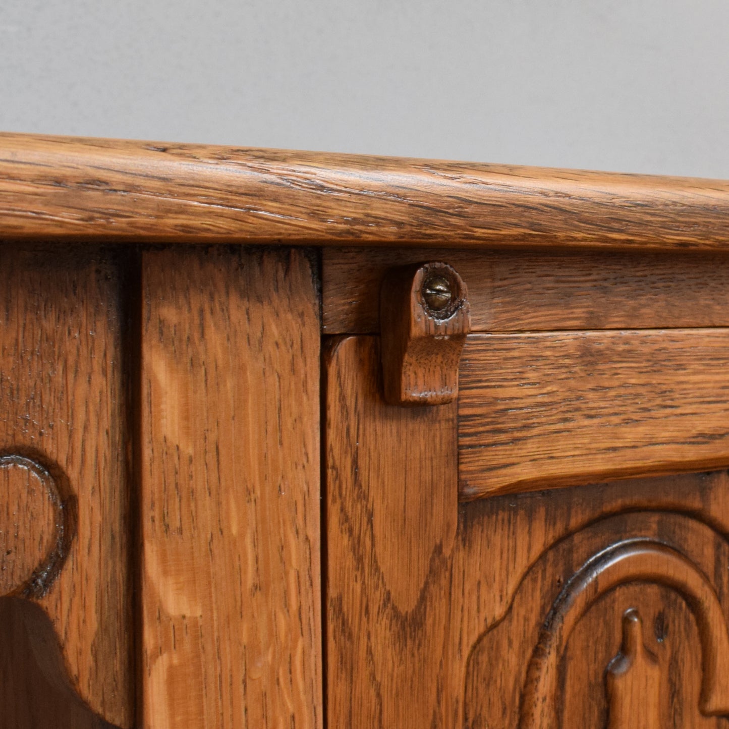 Vintage Oak Side Cupboard